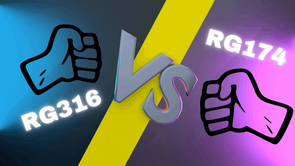 RG316 vs. RG174 How Do These Two Coax Cables Compare? One Computer Guy