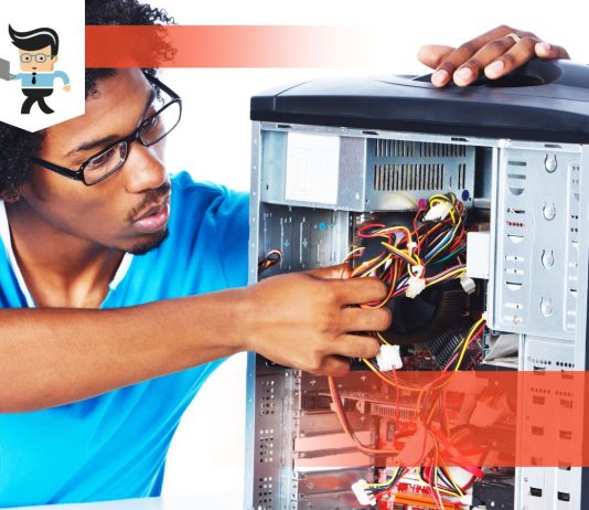 Man Fixing Coil Whine