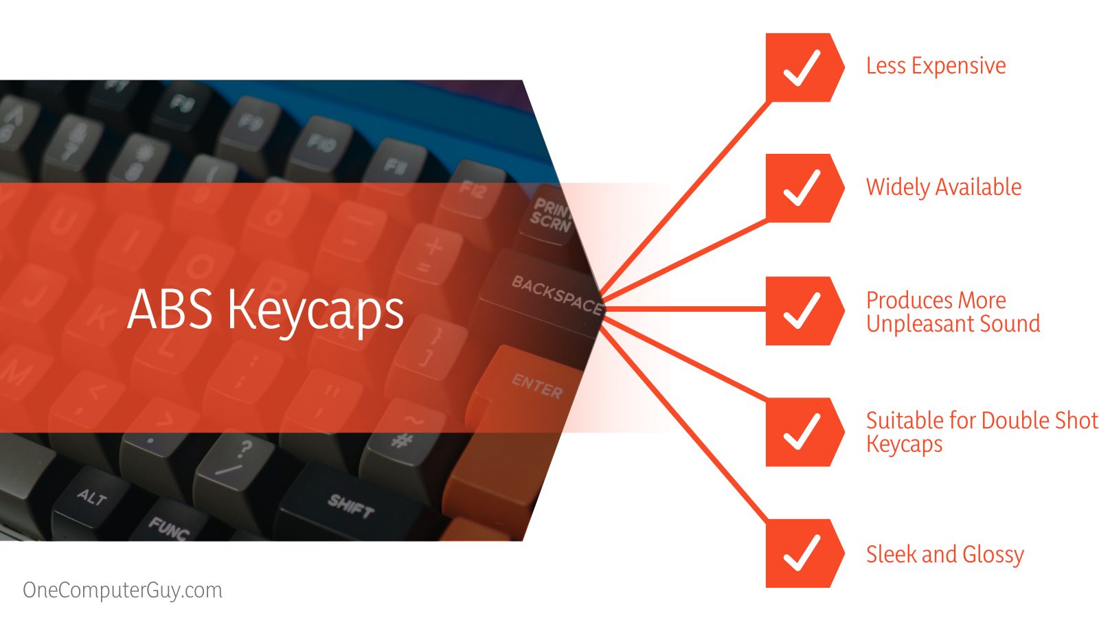 ABS Keycaps Features