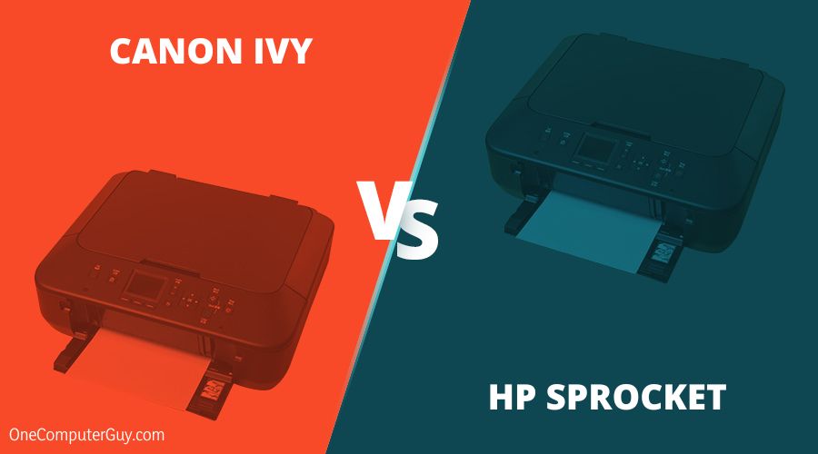 Canon Ivy Vs Hp Sprocket Comparison