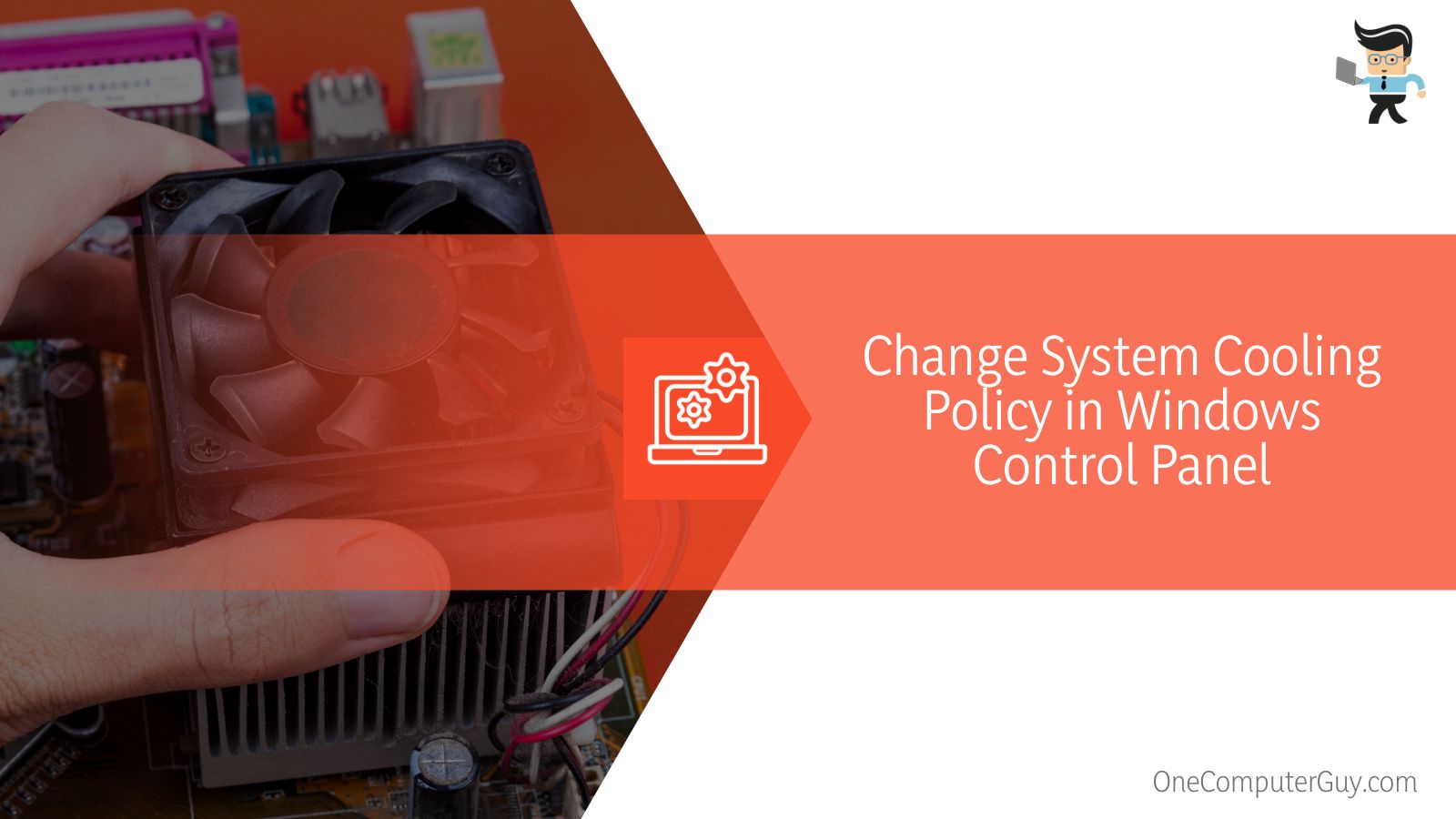 Change System Cooling Policy in Windows Control Panel