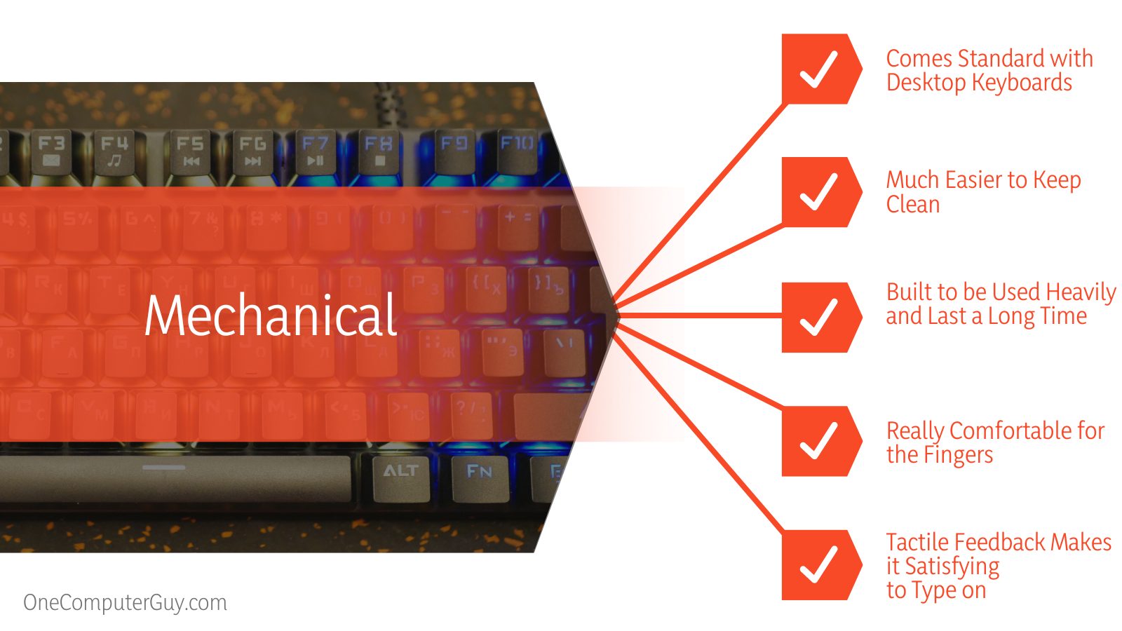 Chiclet vs Mechanical Keyboards Characteristics