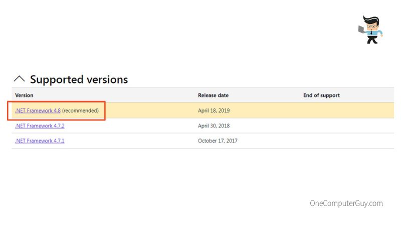 Download Microsoft NET Framework