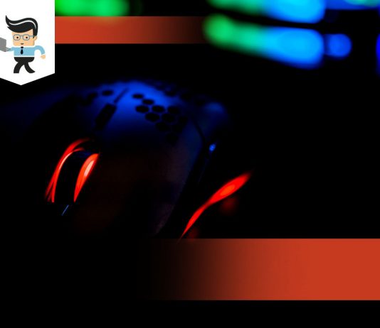 Hand Holding Wireless Mouse