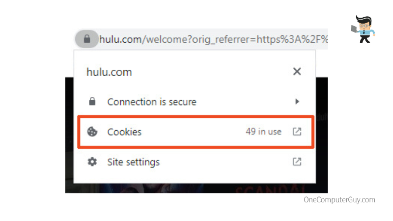 Hulu clear cookies google chrome
