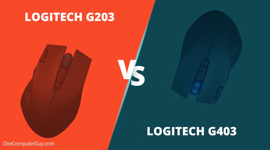 Logitech G203 Lightsync vs Logitech G403 Hero: Jaka jest różnica?