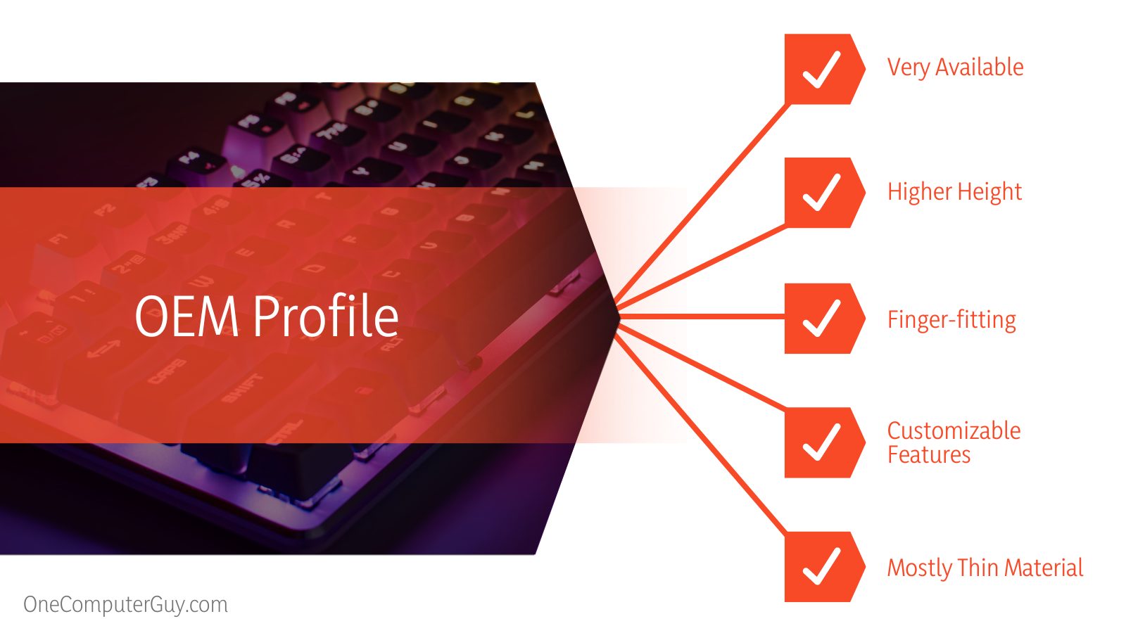 OEM vs Cherry Profile Features