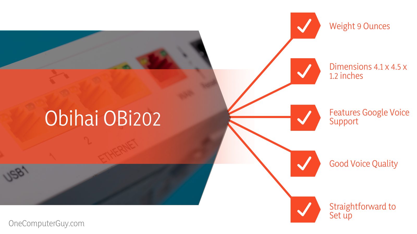 Obihai OBi302 vs OBi202 Specifications