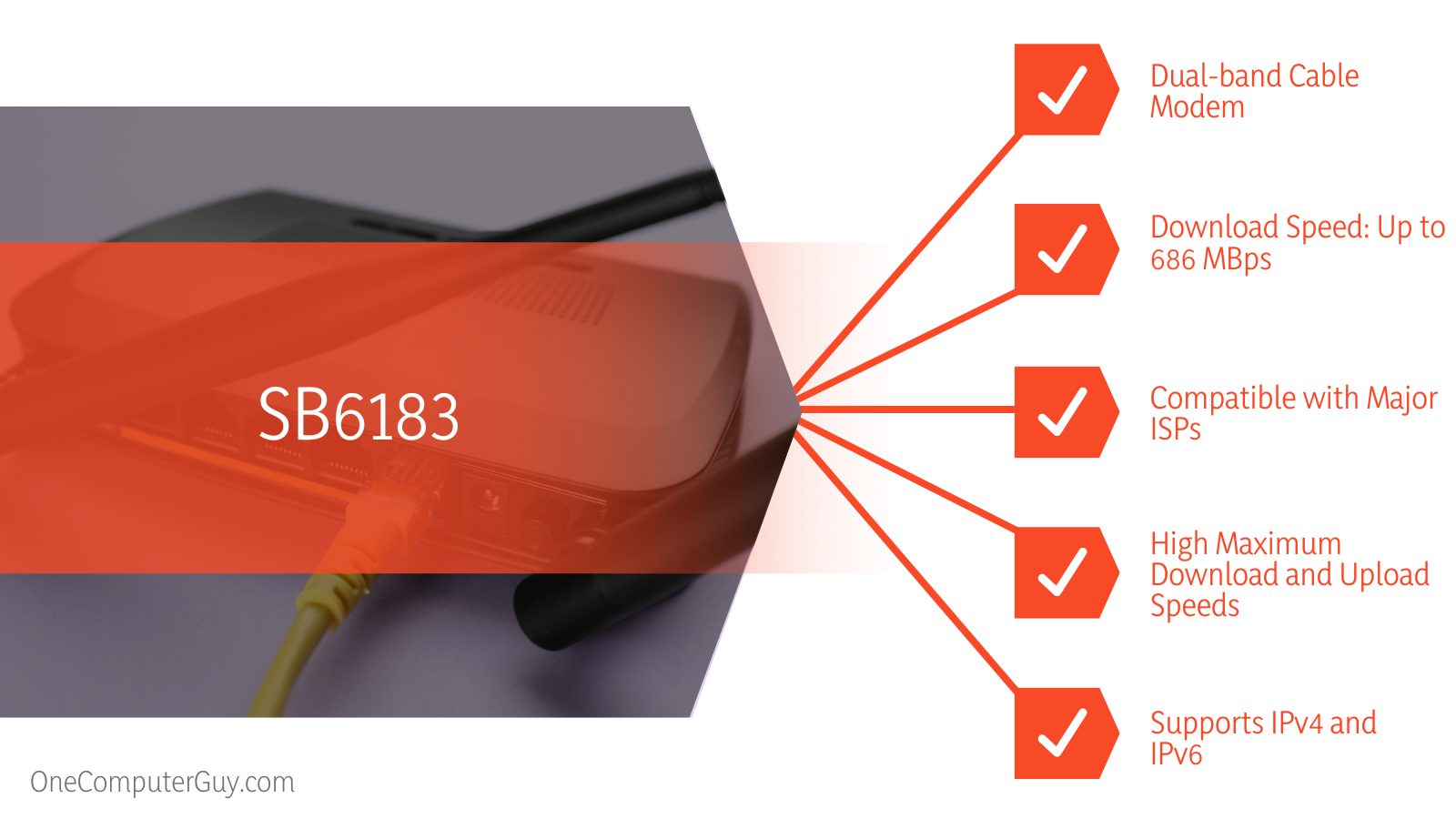 SB6121 vs. SB6183 Modem Specifications