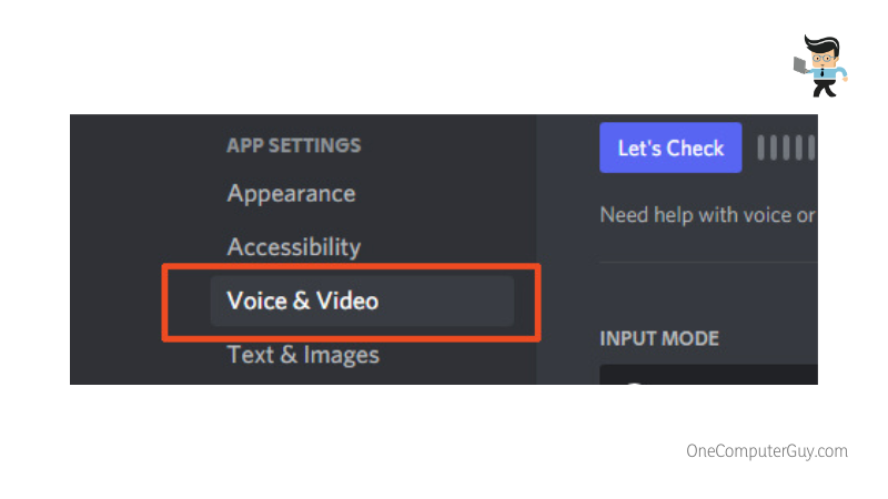 Voice video discord