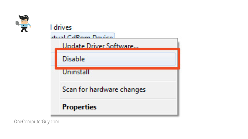 Disable driver option