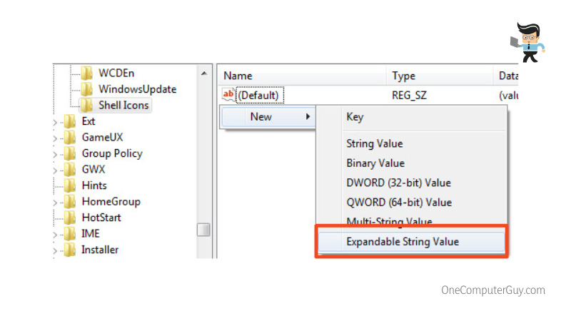 Expandable string value