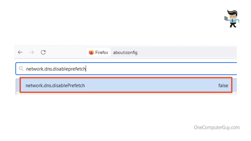 Network dns disableprefetch