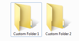 Custom folders