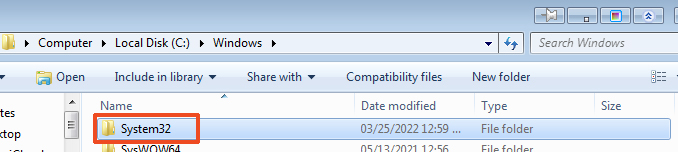 System folder