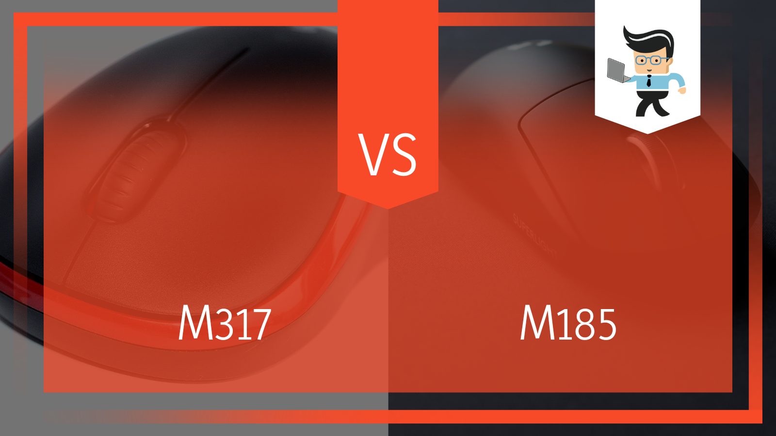 Logitech M317 vs M185 Mouse