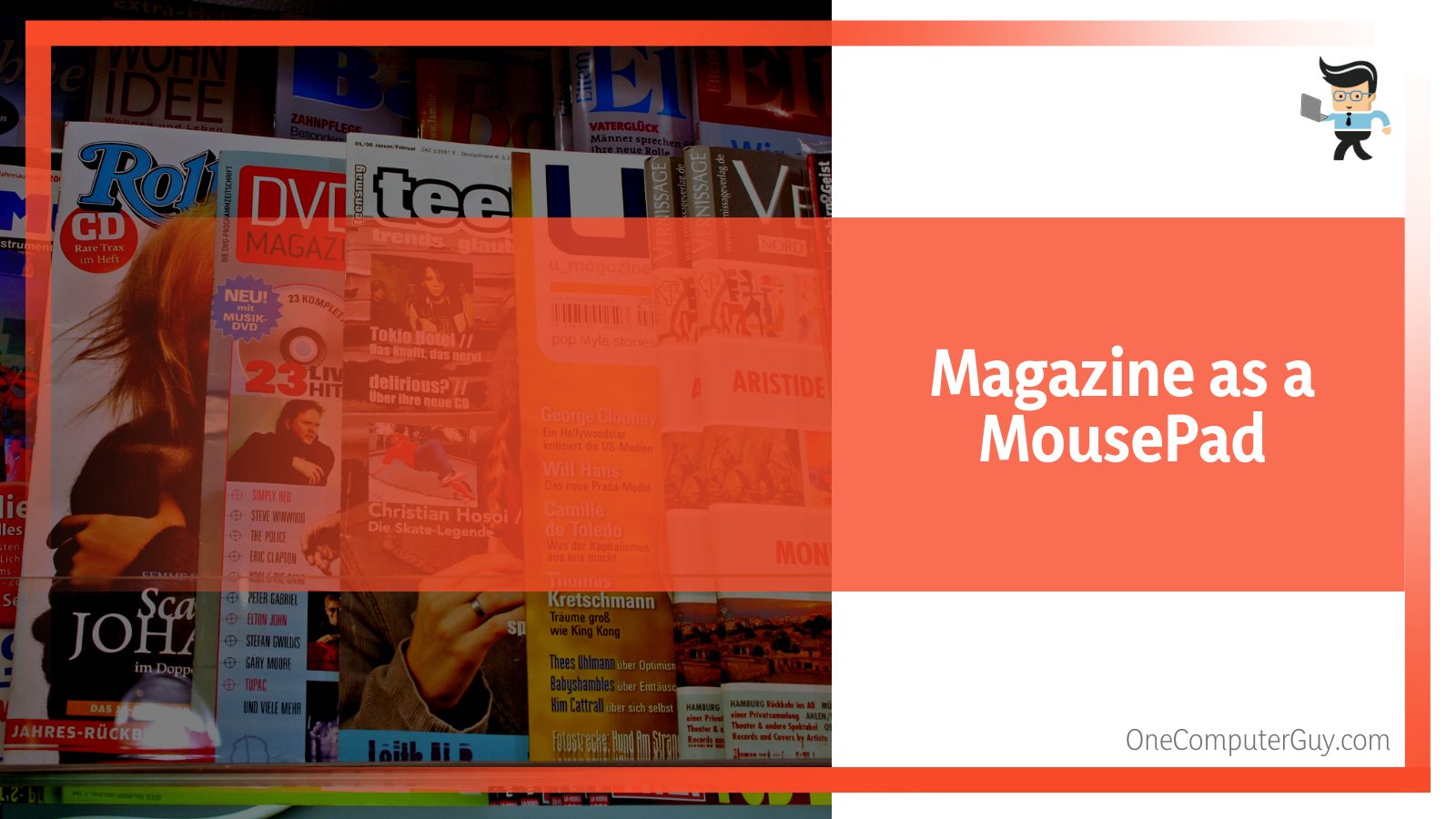 Magazine as a Mousepad