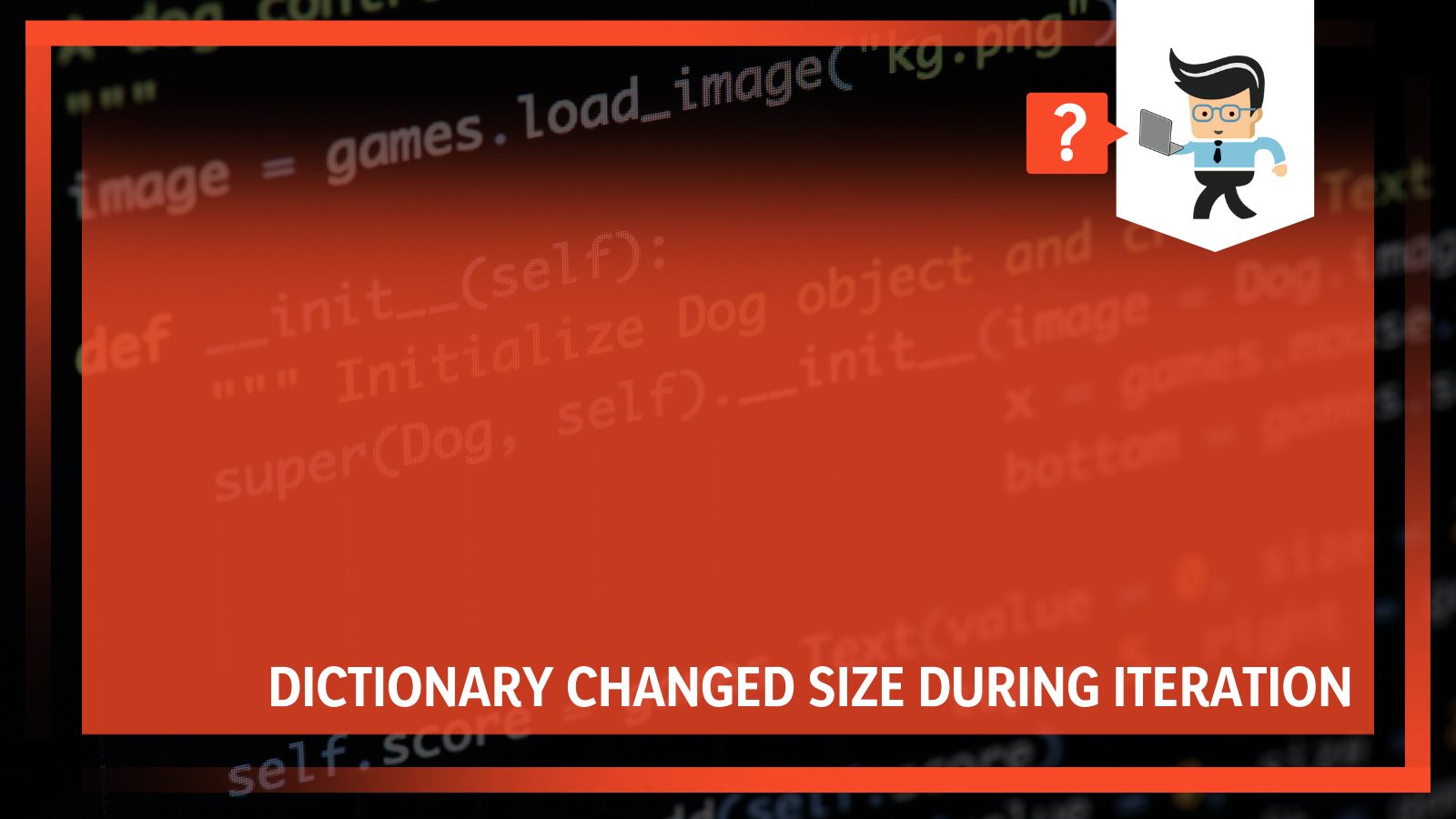 How to fix the dictionary changed size during iteration error