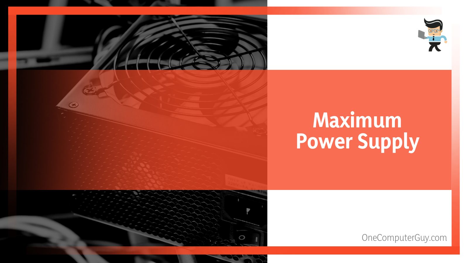 Important information on the maximum power supply label x