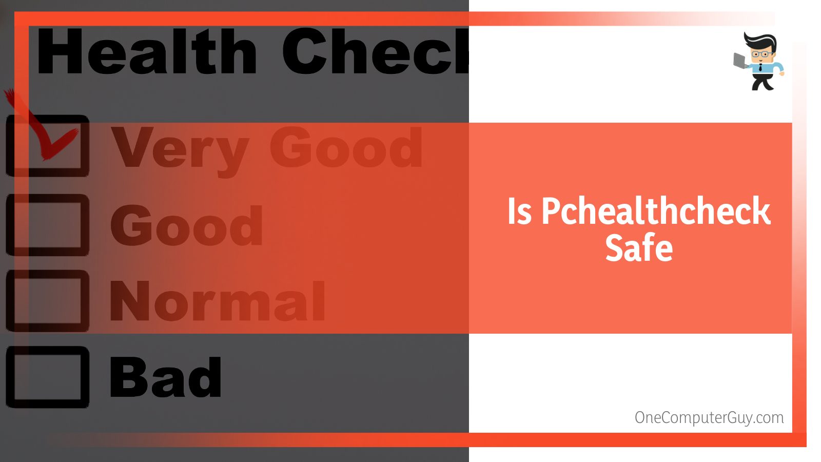 How safe is PC healthcheck tools