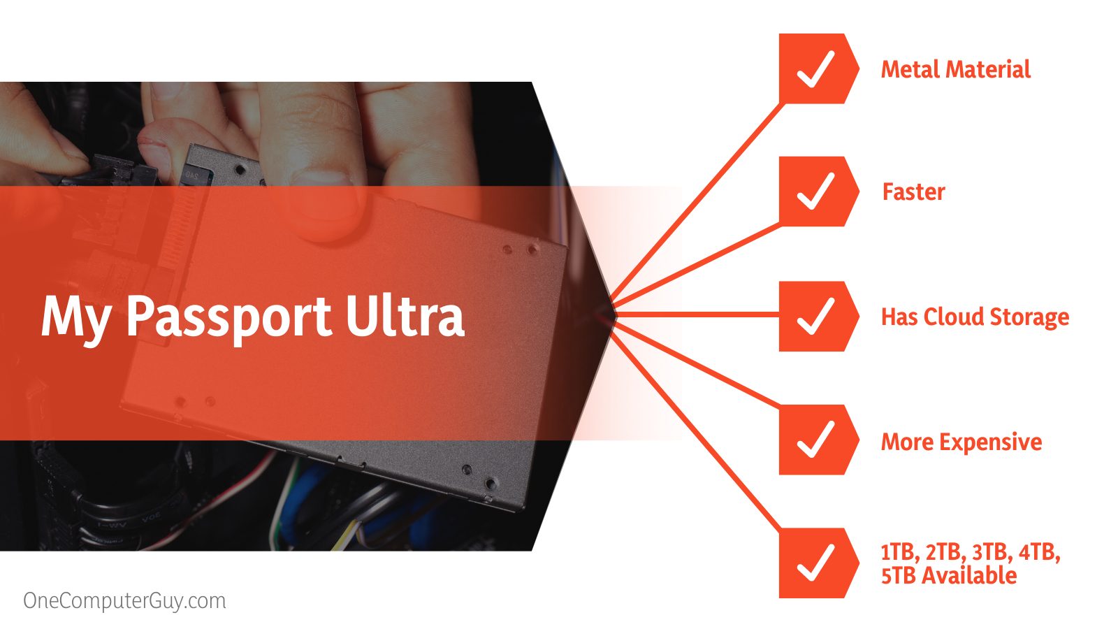 My Passport vs Ultra Specifications