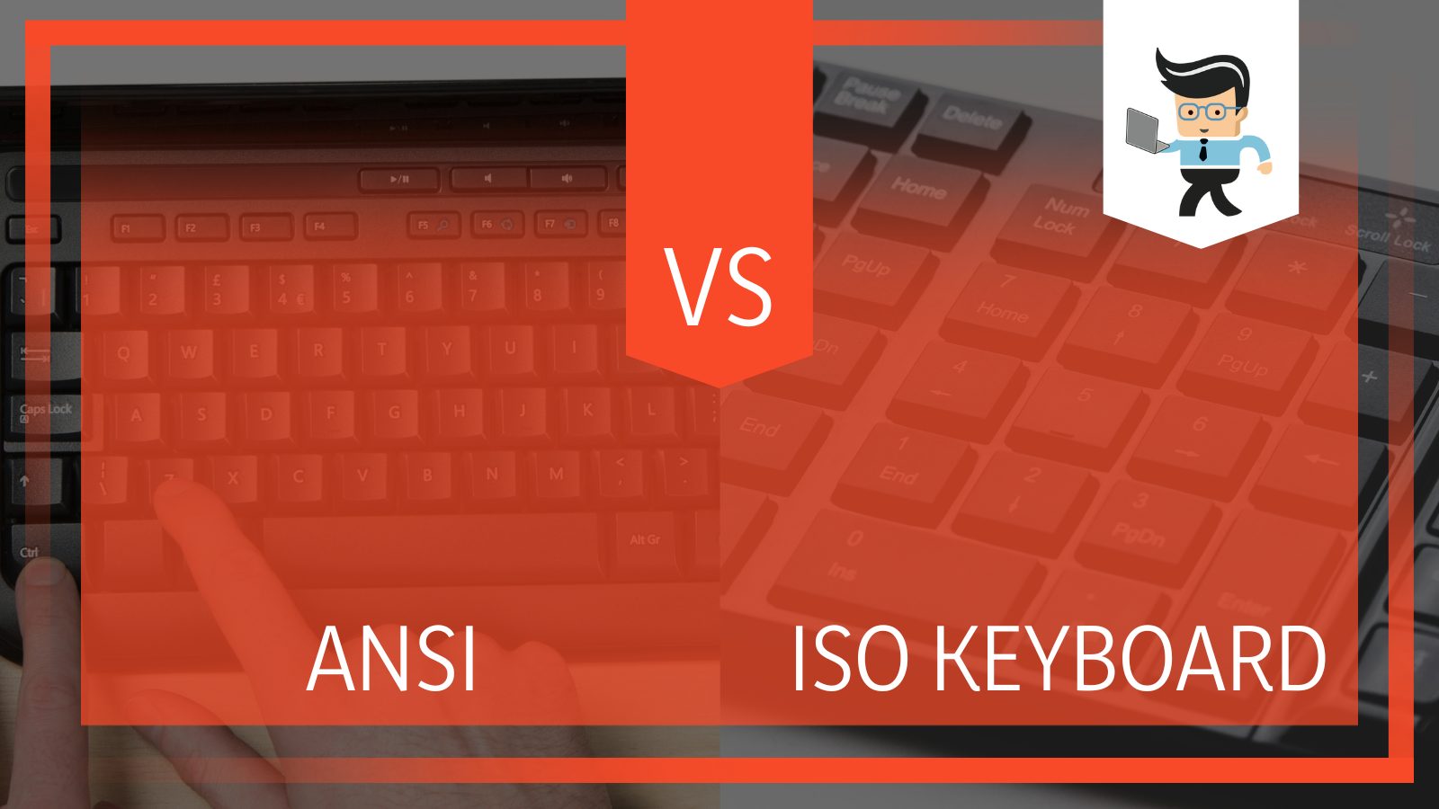 Ansi vs iso keyboard layouts