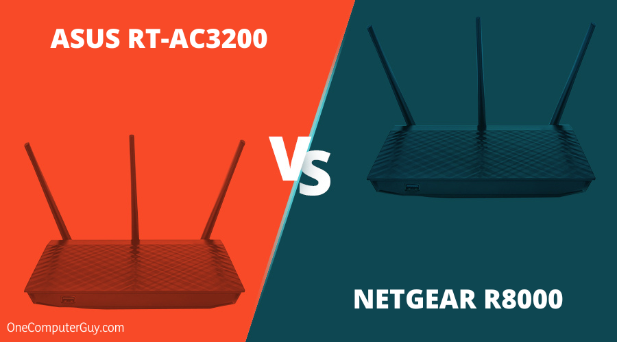 Asus RT-AC3200 vs Netgear R8000
