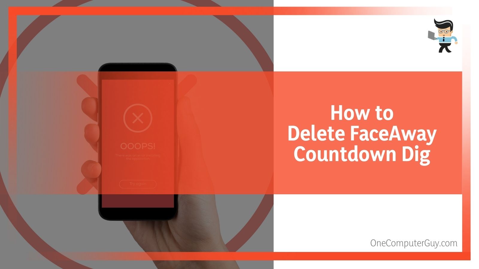 Deleting FaceAway Countdown Dig