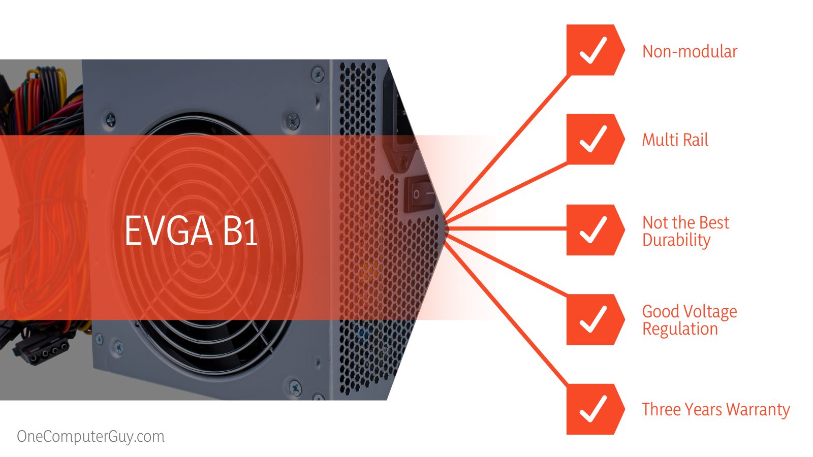 EVGA B1 vs B2 Power Supply Characteristics