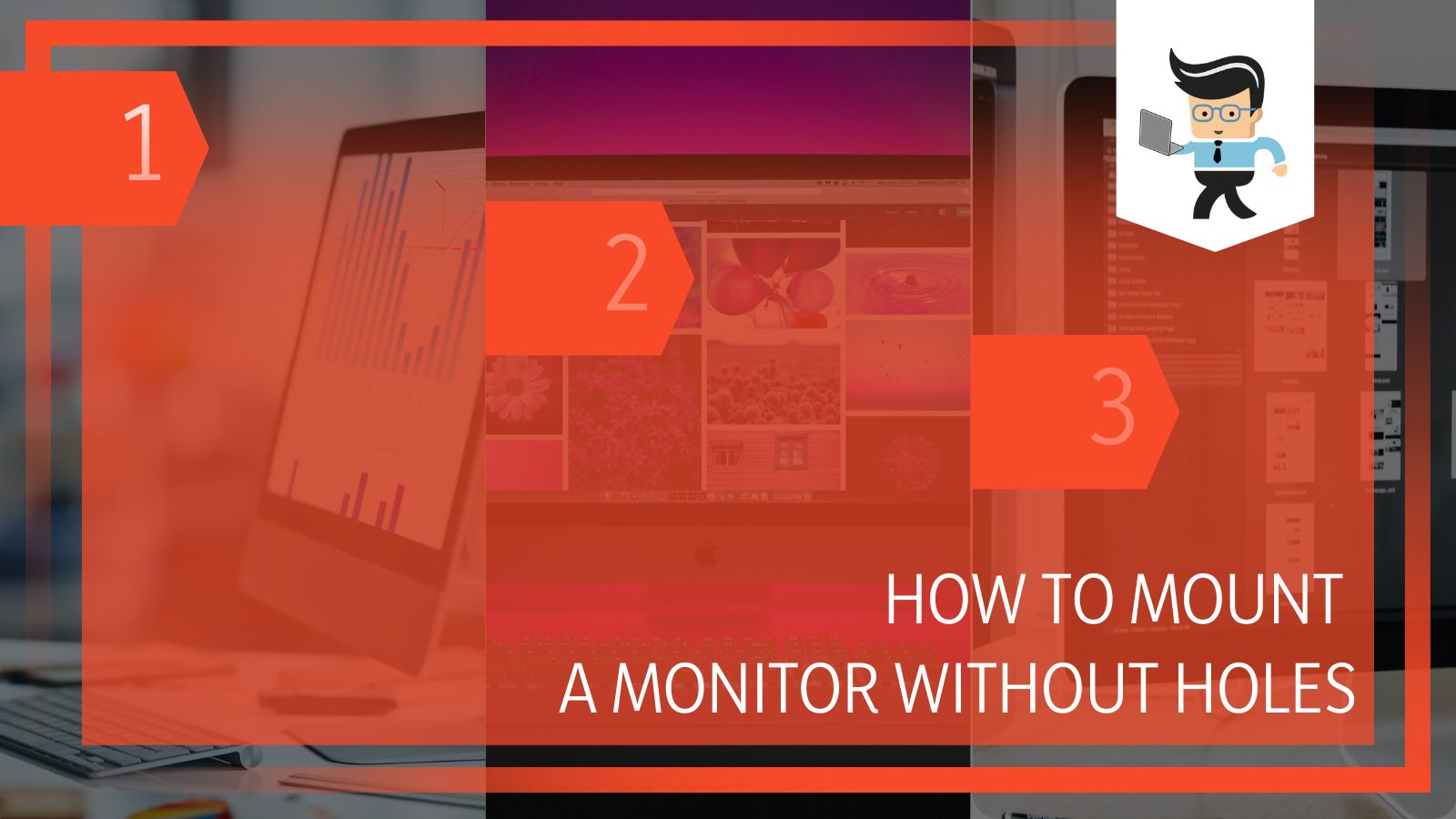 How to Mount a Monitor Without Holes