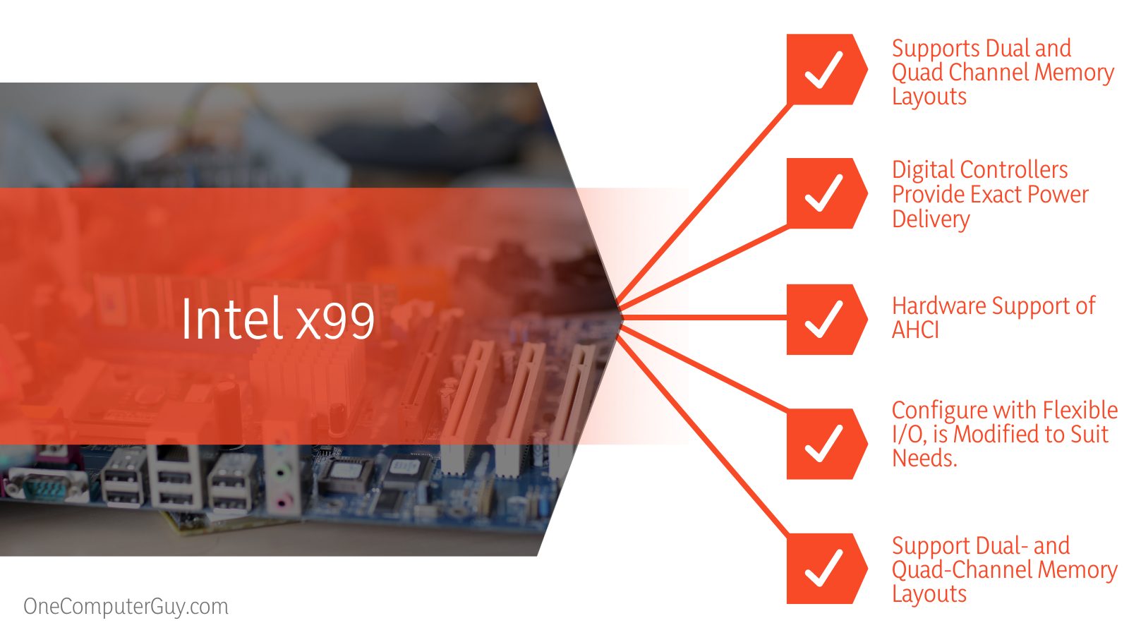 Intel x99 Motherboard Characteristics