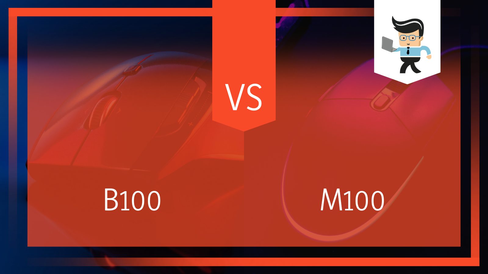 Logitech B100 vs M100 Mouse Differences