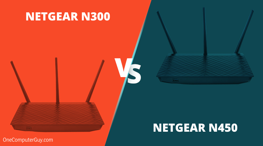 Netgear N300 vs N450