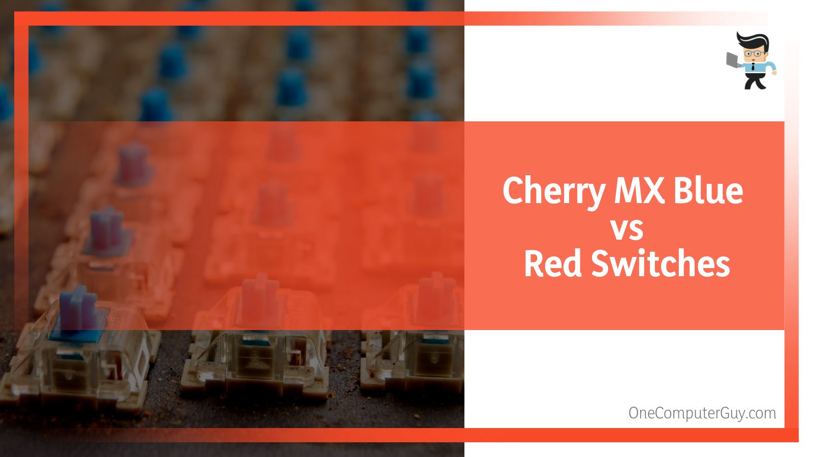 Cherry MX Blue vs Red Switches