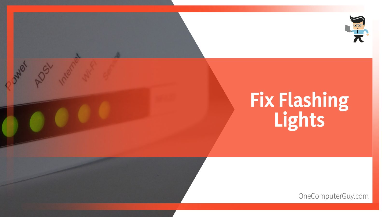 Fix Flashing Lights Modem