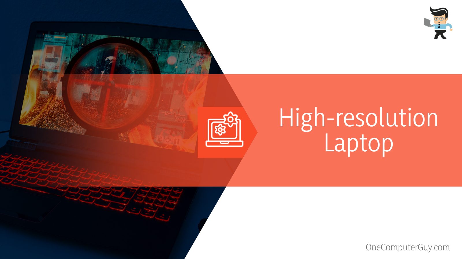 High-resolution Laptop
