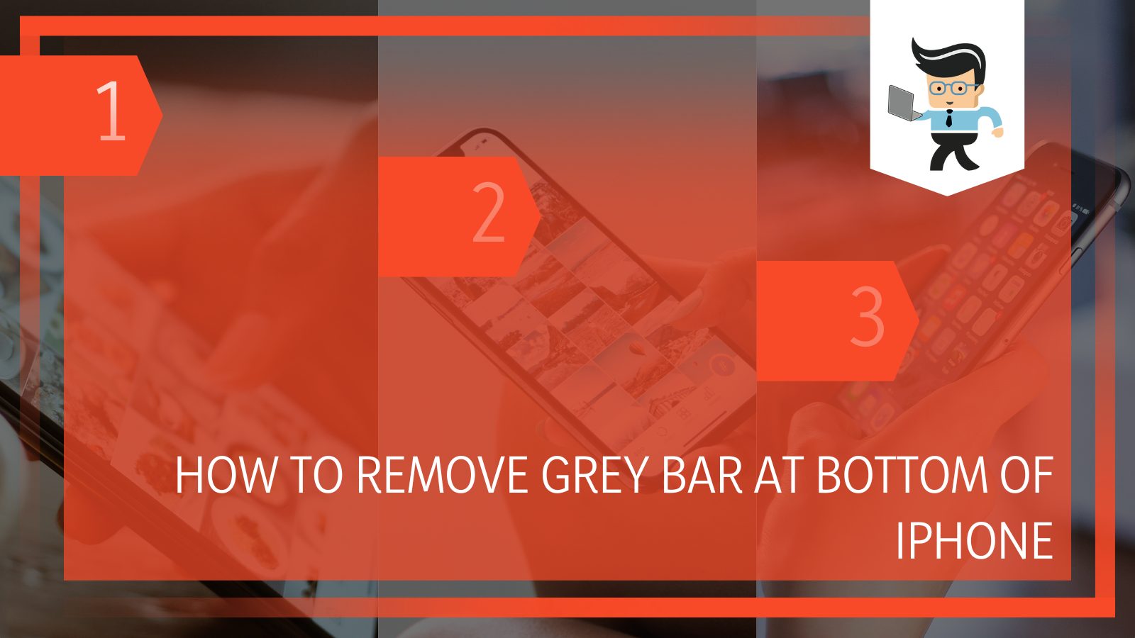 How To Remove Grey Bar At Bottom of iPhone
