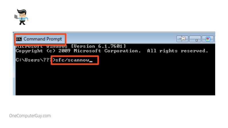 Sfc scannow for utilizing the system file checker