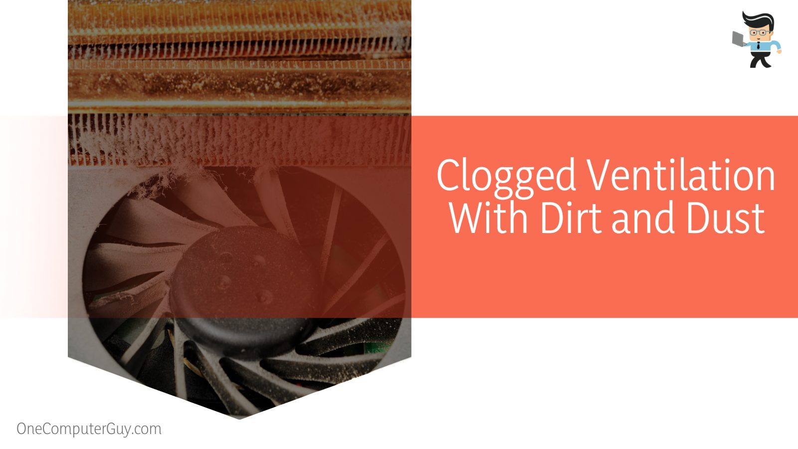 Clogged Ventilation With Dirt and Dust