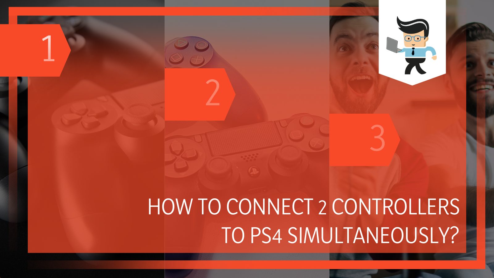 Connect 2 Controllers to PS4 Simultaneously_