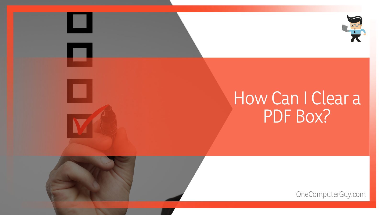 How Can I Clear a PDF Box