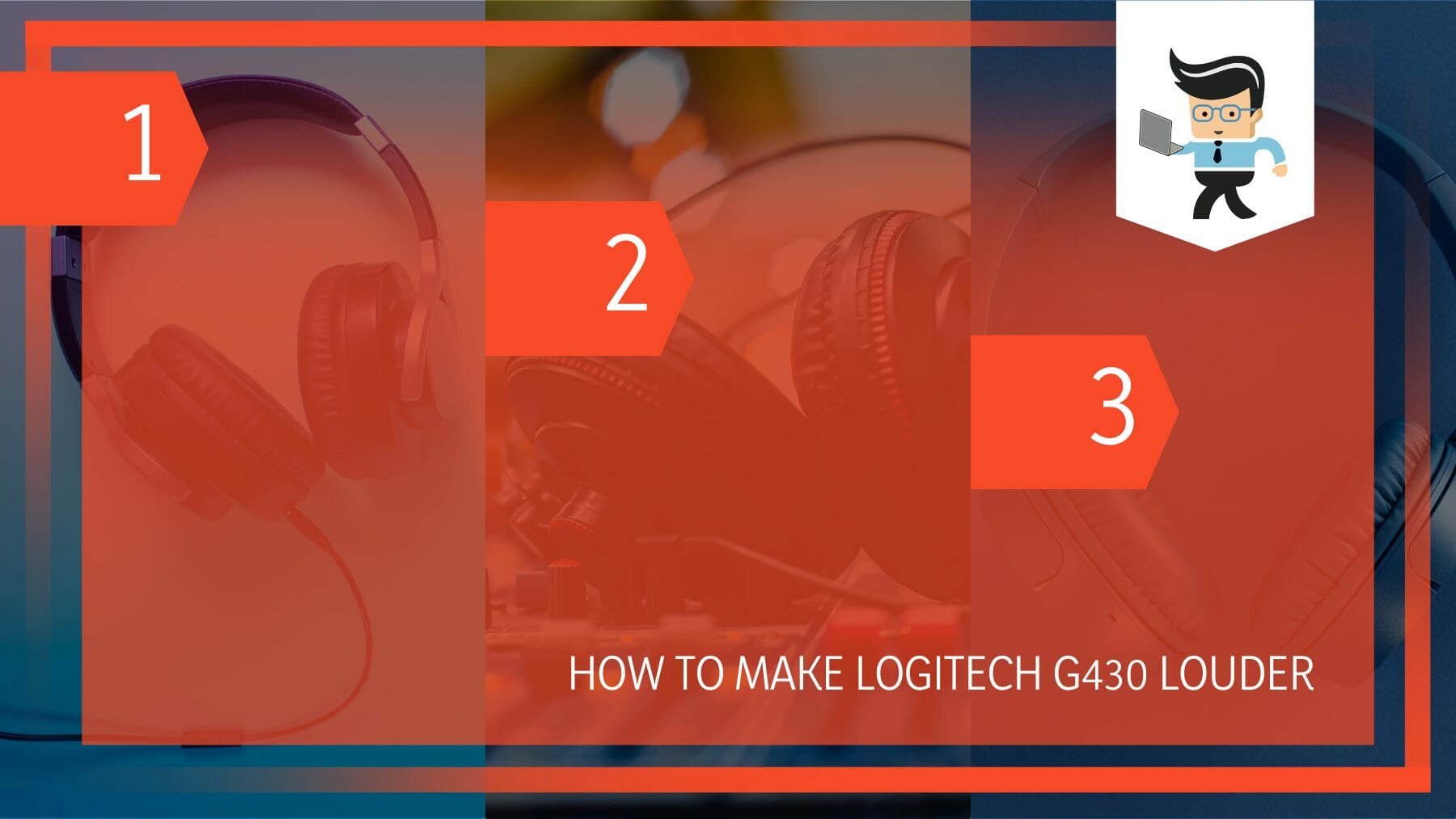 Logitech G430 Louder Headphone
