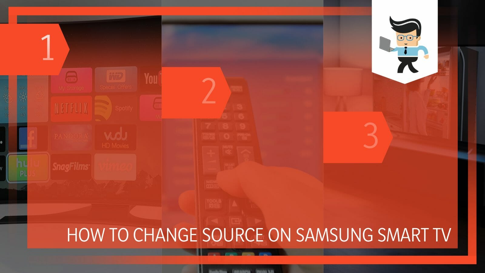 Change Source on Samsung Smart TV