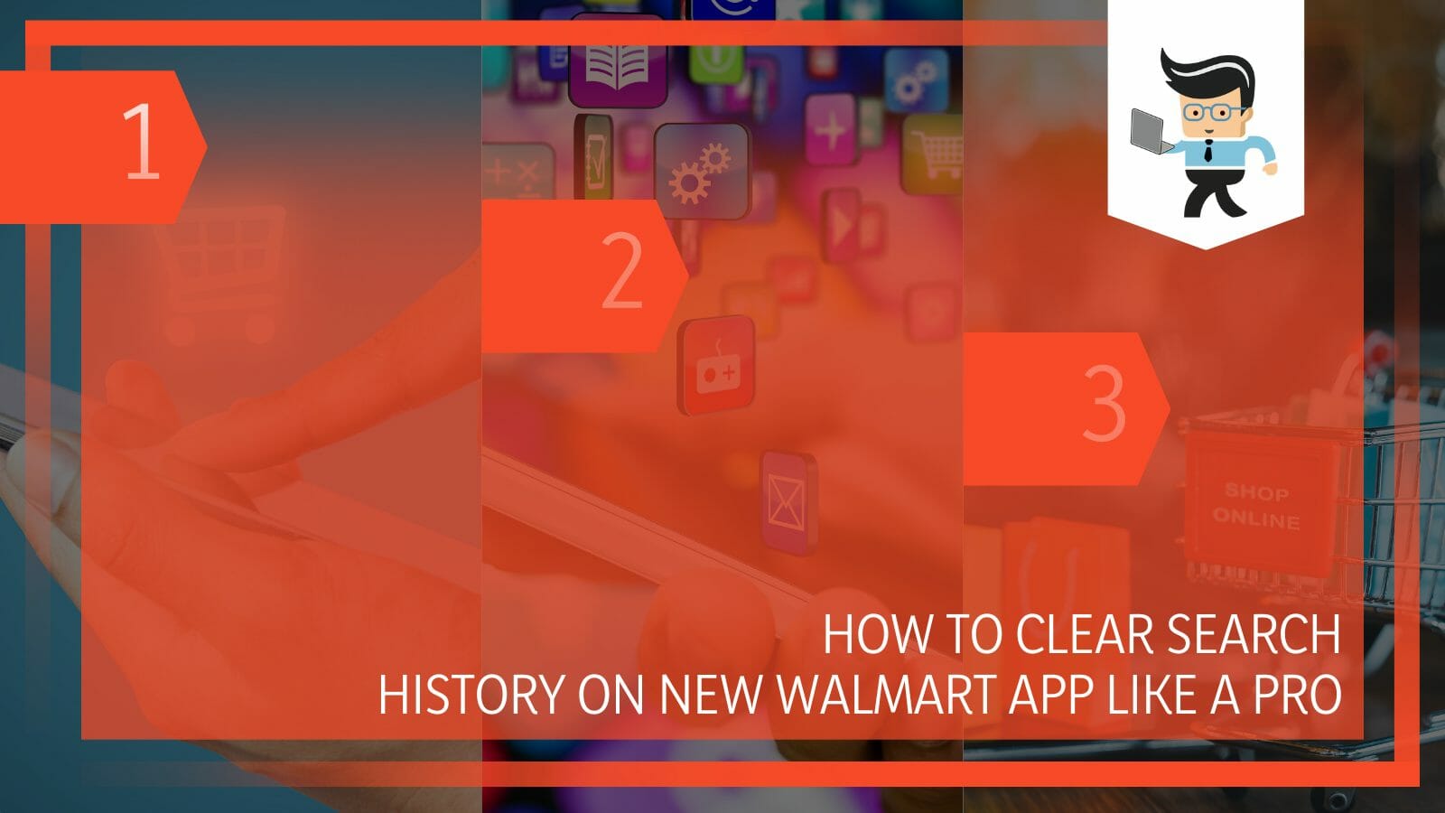 Clear Search History on New Walmart App