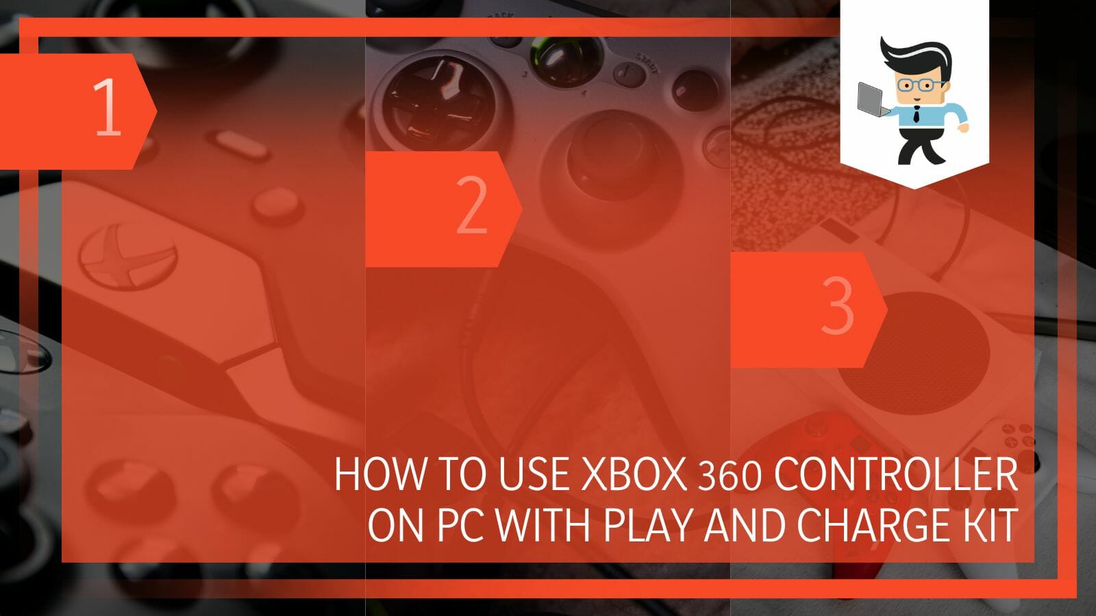 How To Use Xbox 360 Controller on PC With Play and Charge Kit
