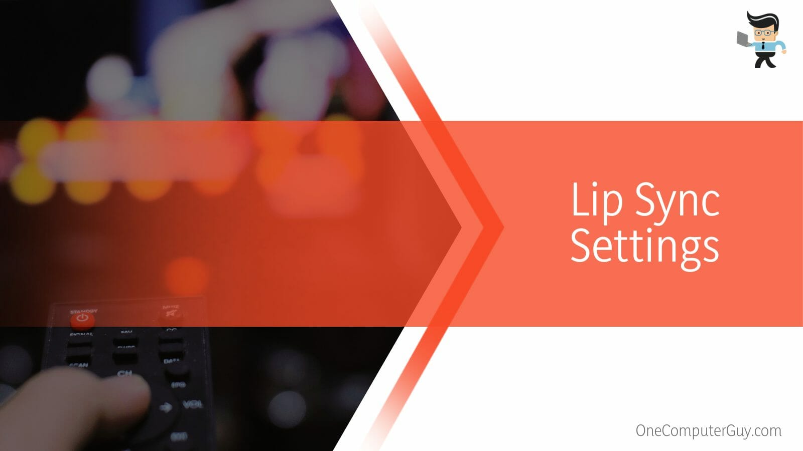 alter the lip-sync adjustment settings on the Vizio