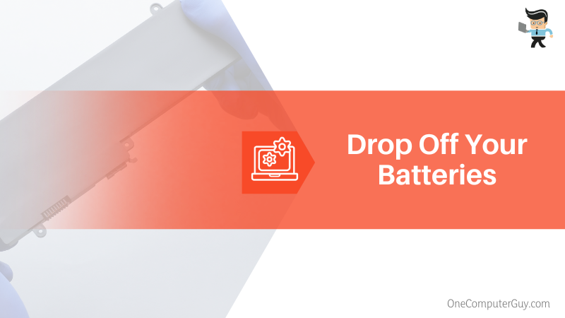 Drop Off Your Batteries Option